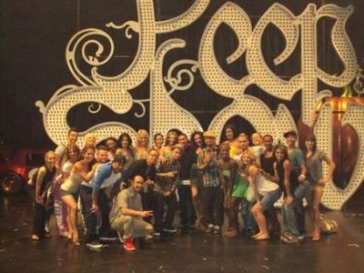 Jabbawockeez and Holly Madison Photo